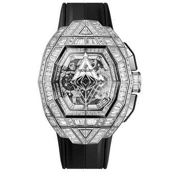 Hublot Spirit of Big Bang Sang Bleu High Jewellery White Gold